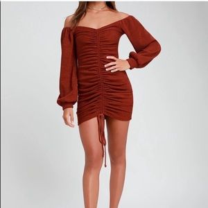 Lulus off the shoulder dress